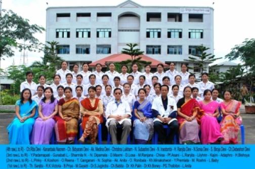 First batch students group photo with Shija Academy of Nursing staff